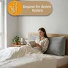 Keilkissen Rückenkissen Lesekissen für Bett Sofa & Couch Produktbild-Vorschau 4