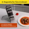 esmerina® - 6er Set Gewürzdosen Edelstahl Magnetisch Produktbild-Vorschau 6