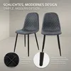 ML-Design Esszimmerstühle 4er Set, Anthrazit, Küchenstuhl Produktbild-Vorschau 4
