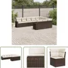 The Living Store 10-tlg. Garten-Sofagarnitur mit Kissen Produktbild-Vorschau 1