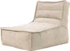 icon Dolce Lounger Sitzsack, Beige, Feines Cord Sitzsack, Produktbild-Vorschau 1