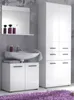 SkinGlossLine meuble sous lavabo blanc haute brillance, Voir les images du produit 23