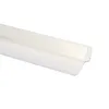 A clear product shot of a transparent plastic shower door seal on a white background. Produktbild-Vorschau
