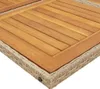 5-tlg. Garten-Essgruppe mit Kissen Beige Poly Rattan Produktbild-Vorschau 7