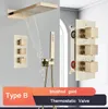 Termostatický sprchový systém, moderní styl, duální Náhled obrázku produktu 2
