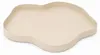 LOFT42 Serva Tablett aus organischem Metall – Beige – Ø40 Produktbild-Vorschau 1