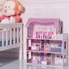 COSTWAY Maison de poupées en bois, Maison de poupées avec Voir les images du produit 15