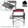 BigDean Campingstuhl 150kg mit Tisch – Klappstuhl mit Produktbild-Vorschau 5