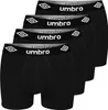 Umbro Bokserki Męskie 4 Sztuki Bm560 Czarne Bawełniane Podgląd zdjęcia produktu 2