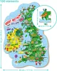 Puzzle Carte de la Grande-Bretagne et de l'Irlande du Nord Voir les images du produit 6