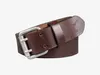 VELARIO Echtleder Gürtel Herren 4 cm kürzbar Schwarz Braun Produktbild-Vorschau 3