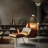 LED Stehleuchte, Glas, messingfarben, dimmbar, H 180 cm Produktbild-Vorschau 3