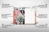 Moodboard mit Herzen – Leinwandbild Wandbild – 120x60 cm – Produktbild-Vorschau 6
