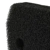 A close-up view of a black foam filter. Produktbild-Vorschau