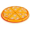 A toy pizza cut into slices on a white background. Podgląd zdjęcia produktu