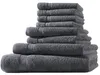 XL-Set 8tlg Frotteetücher Elegance 100% Baumwolle 500 gsm Produktbild-Vorschau 1