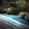 LED Solarleuchte, Edelstahl schwarz, RGB Farbwechsel, H Produktbild-Vorschau 2
