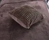 Teddy Bettwäsche Braun Gestreift 135x200 Bettbezug-Set mit Produktbild-Vorschau 5