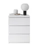 Nachtkommode >Olli< in Weiß - 45x61x38cm (BxHxT) Produktbild-Vorschau 3