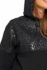 Warmes Damen-Kapuzensweatshirt mit bequemem Leopardenmuster Produktbild-Vorschau 9