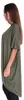 Damen Cardigan Poncho Mantel Lang Asymmetrisch 3/4 Arm; Produktbild-Vorschau 2