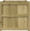 vidaXL Bac à plantes 70x70x70 cm Bois de pin imprégné Voir les images du produit 6