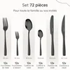 Set de couverts Deleca 72 pièces pour 12 personnes - Voir les images du produit 2