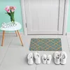 Relaxdays Fußmatte aus Kokos, florales Design, Türmatte für Produktbild-Vorschau 9