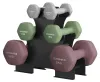 Set di 6 manubri con supporto per manubri | Grigio chiaro, Anteprima dell’immagine prodotto 1