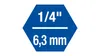 BRILLIANT TOOLS Adaptateur pour embouts 1/4" - BT020912 Voir les images du produit 7
