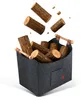 Holzkorb für Kaminholz aus Filz 45x32x40cm faltbar mit Produktbild-Vorschau 1