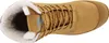 Top-down view of a brown boot with white fur lining. Produktbild-Vorschau