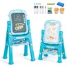 COSTWAY, tableau pour enfants 4-en-1, chevalet double face Voir les images du produit 1