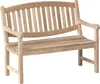 A wooden bench on a white background. Produktbild-Vorschau
