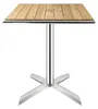 Bolero Tisch quadratisch und klappbar aus Aluminium und Produktbild-Vorschau 1