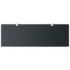 A dark gray glass shelf with two mounting holes on a white background. Produktbild-Vorschau