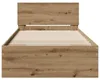 Rám postele vidaXL s čelem, Imitace "Artisan Oak", Náhled obrázku produktu 4