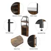 Armoire à vin d'angle avec étagère à vin amovible Armoire Voir les images du produit 5