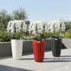 Künstliche Orchidee Weiß Kaskaden Blumenstrauß im Topf mit Produktbild-Vorschau 8