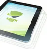 A stack of screen protectors for a tablet, with the top one showing a tablet screen with a logo and text. Anteprima dell’immagine prodotto
