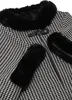 OSHA damen strickponcho - schwarz weiss, M Produktbild-Vorschau 3