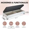 TAPCZANY24 - Boxspringbett Iwo 90x195x42 cm mit Produktbild-Vorschau 4