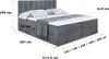 ALTDECOR Boxspringbett mit H4 Matratze und Topper - 140 x Produktbild-Vorschau 6