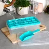 Forma do kostek lodu z pojemnikiem i łyżką - łatwe usuwanie Podgląd zdjęcia produktu 4