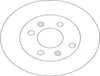 TRW Bremsscheiben (2 Stück) Vorderachse DF4409 Produktbild-Vorschau 3