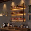 Weinregal Schwebende Wandregal Massivholz mit Produktbild-Vorschau 8