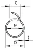OBO 2953 M20 LGR Quick-Pipe M20 PVC lichtgrau RAL7035 Produktbild-Vorschau 2