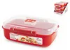 SISTEMA Contenitore Rettangolare Microwave Rosso Lt 1,25 Anteprima dell’immagine prodotto 2