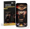 A product box and a screen protector for a smartphone are shown. Produktbild-Vorschau