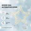 Luca Lighting Hangende Ster Kerstverlichting Zilver Warm Productafbeelding-voorbeeld 7